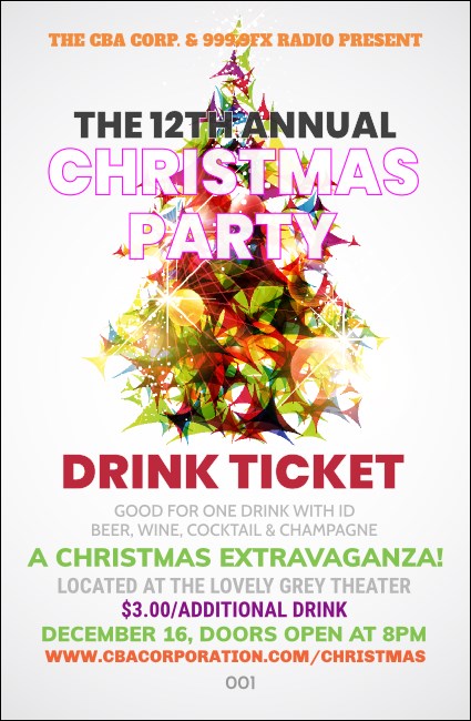 Prism Tree Drink Ticket Product Front