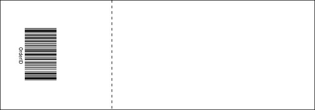 Abstract Raffle Ticket Product Back