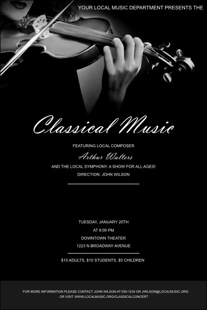 Classical Music Poster