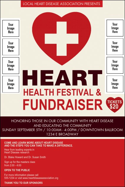 Heart Health Logo Poster