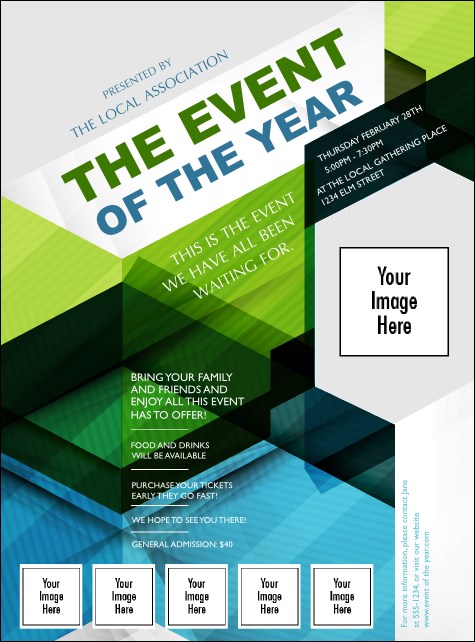 All Purpose Hex Logo Flyer Product Front