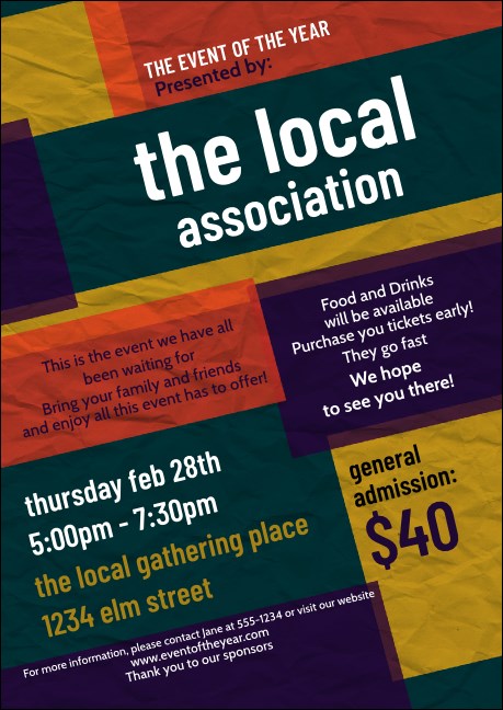 All Purpose Blocks Postcard Product Front