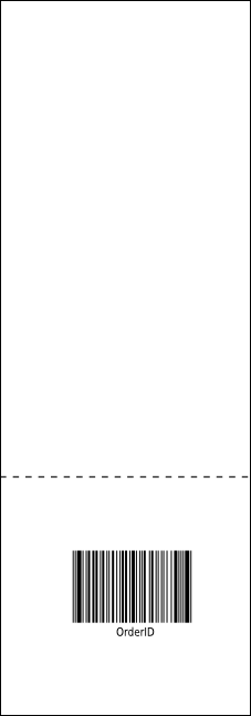 All Purpose Circle Raffle Ticket Product Back